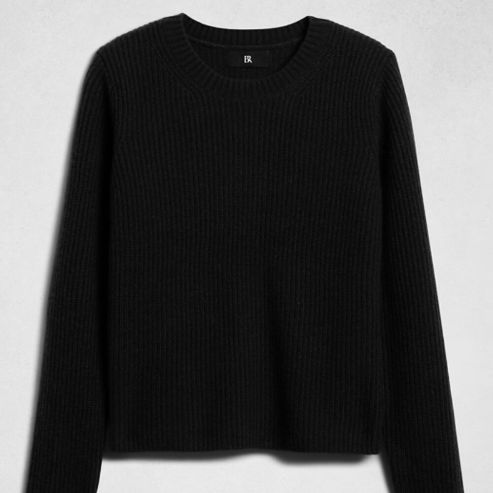 Lucia Cashmere Ribbed Sweater
